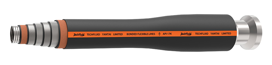 خرطوم مطاطي مضفر مقاوم للانفجار